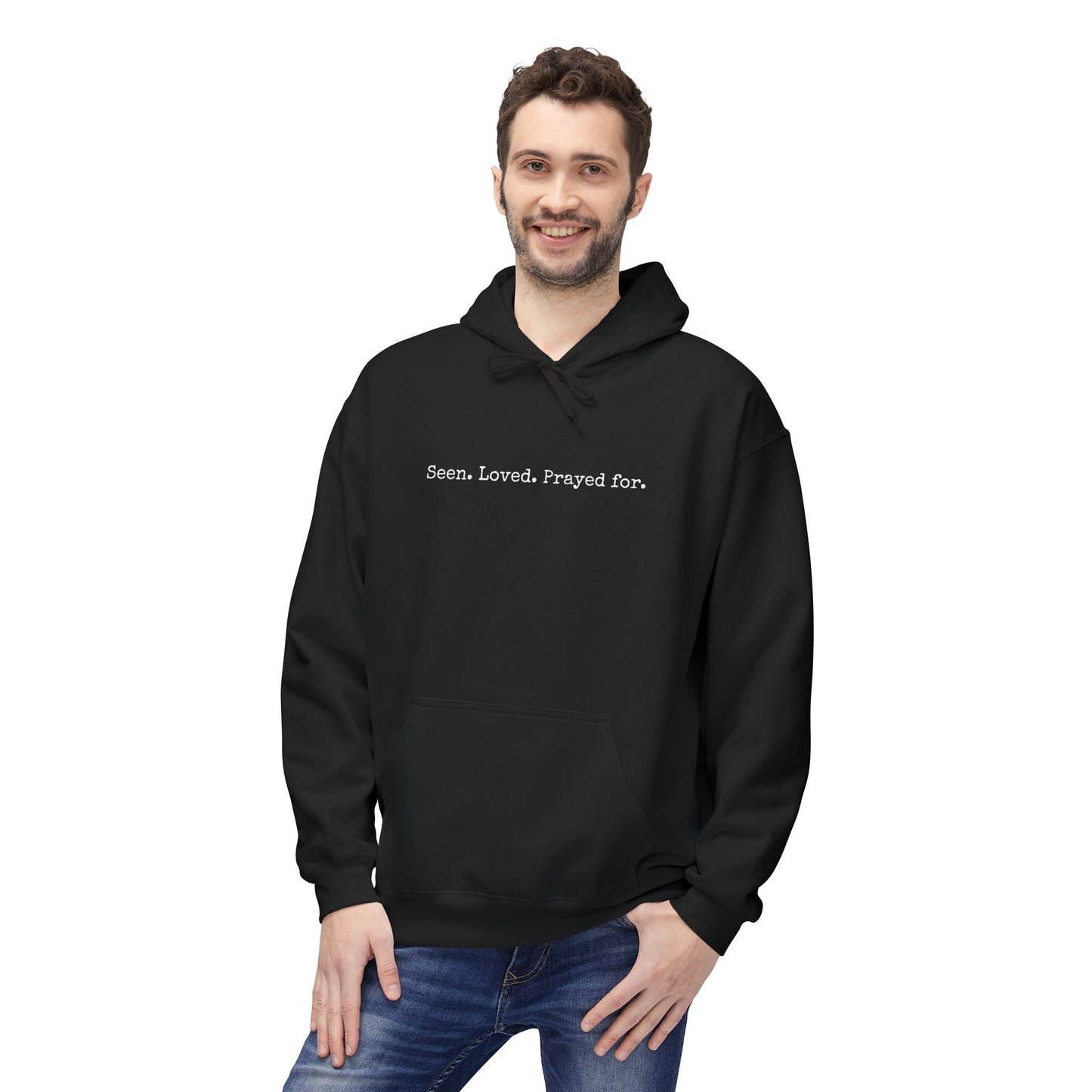 “Hey You” Christian Hoodie for Both Men and Women – Faith-Based Inspirational Hoodie That Speaks Life