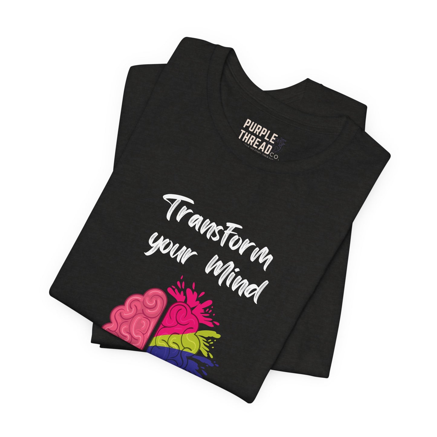 “Transform Your Mind” Christian T-Shirt – Romans 12:2 Inspired Faith Tee