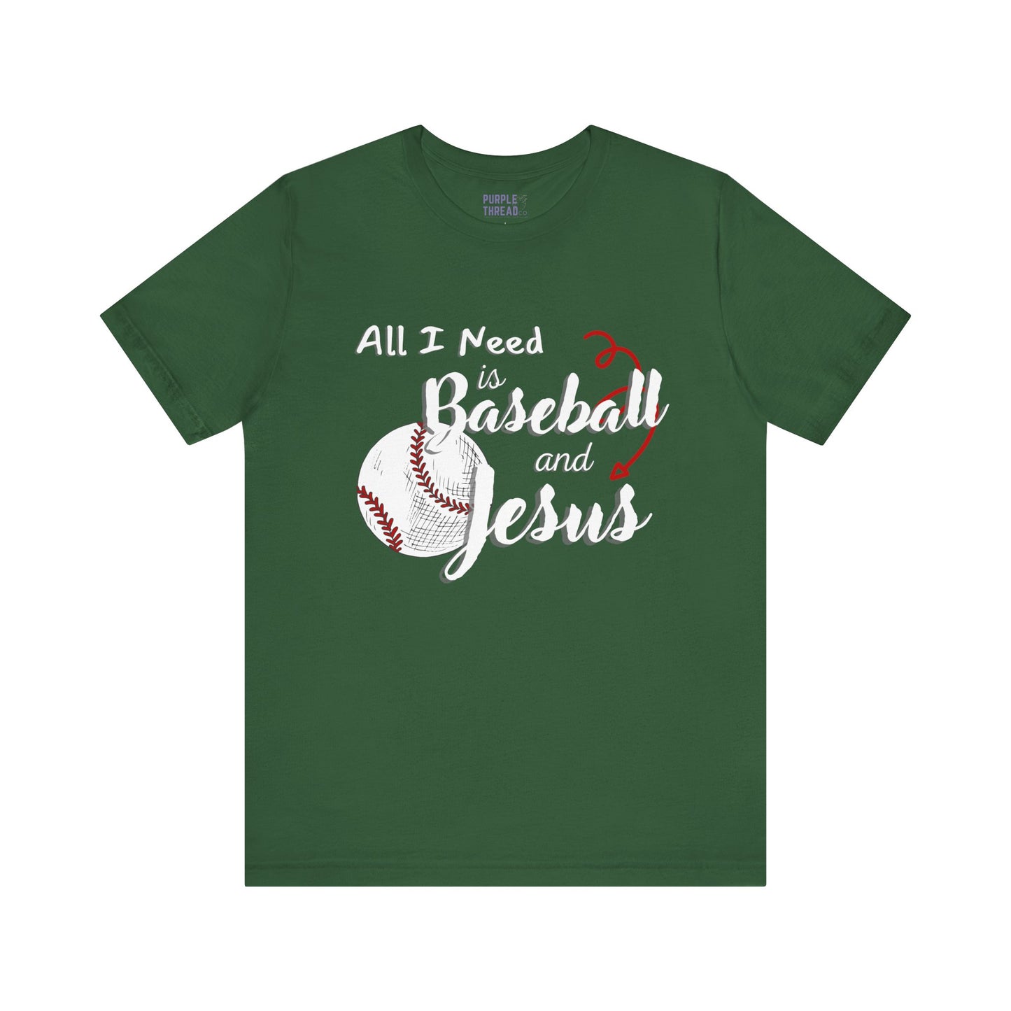 All I Need is Baseball and Jesus T-Shirt – Game Day Christian Style