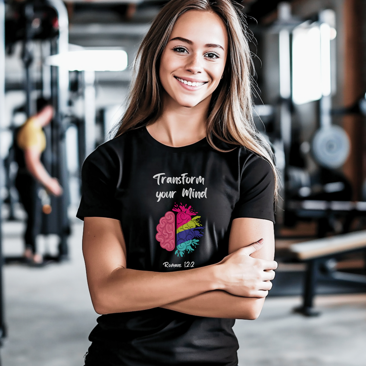 “Transform Your Mind” Christian T-Shirt – Romans 12:2 Inspired Faith Tee