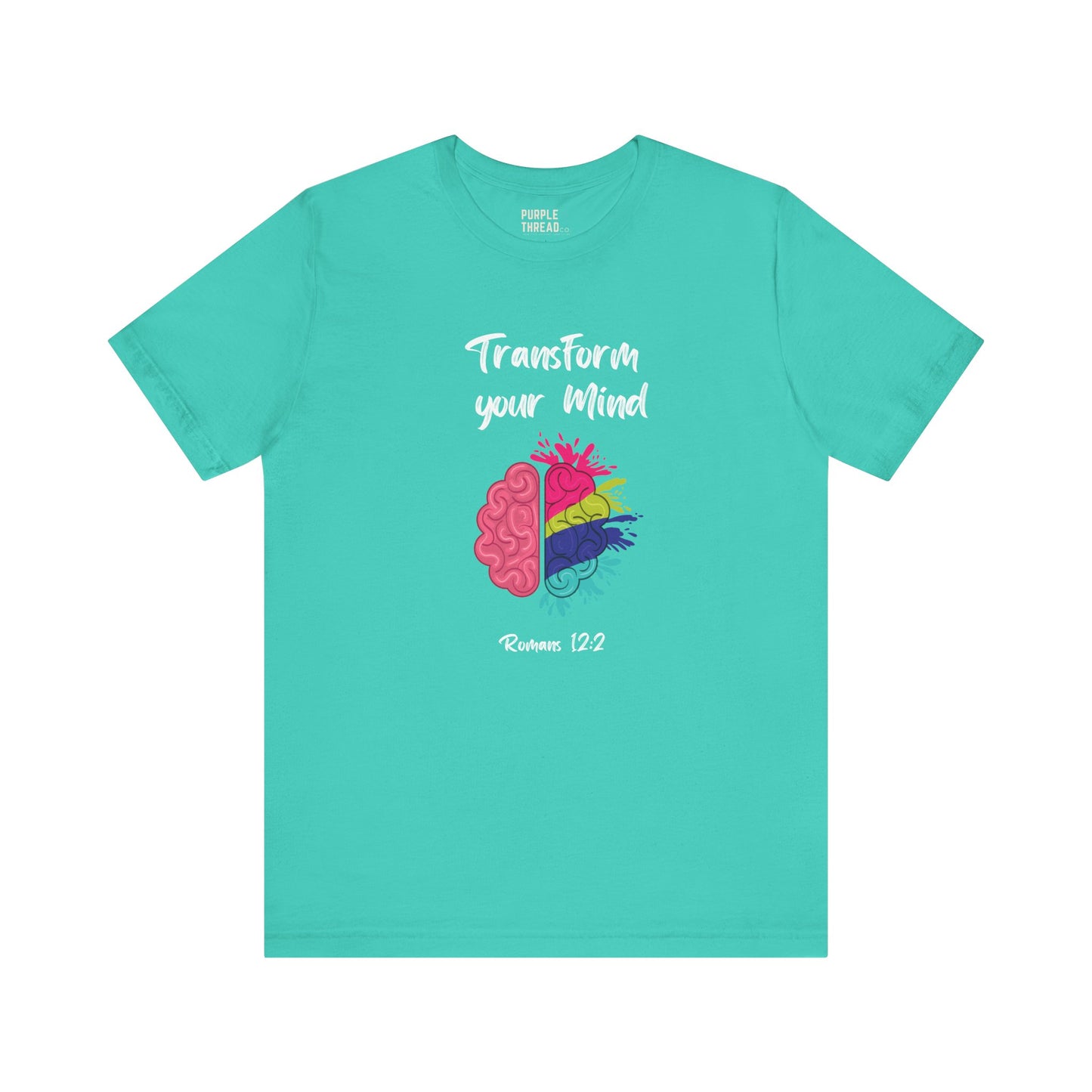 “Transform Your Mind” Christian T-Shirt – Romans 12:2 Inspired Faith Tee