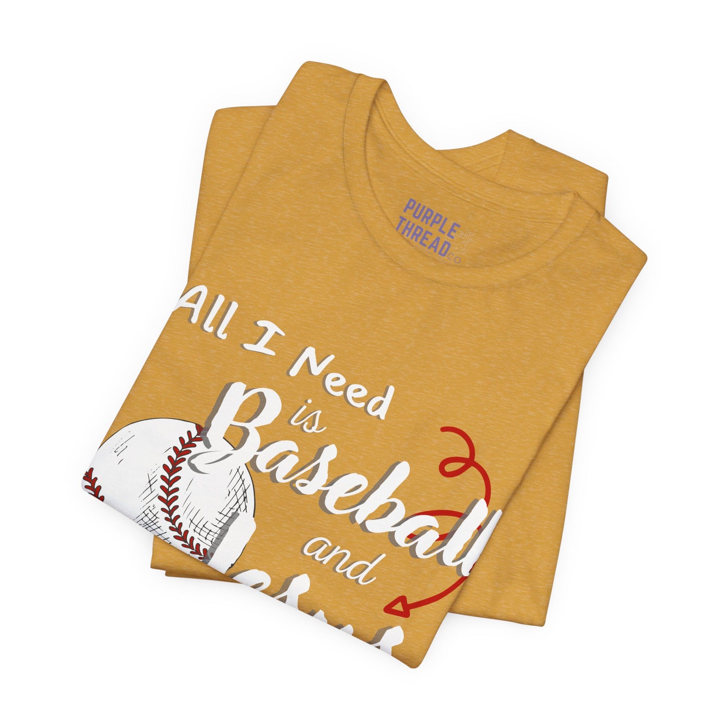All I Need is Baseball and Jesus T-Shirt – Game Day Christian Style