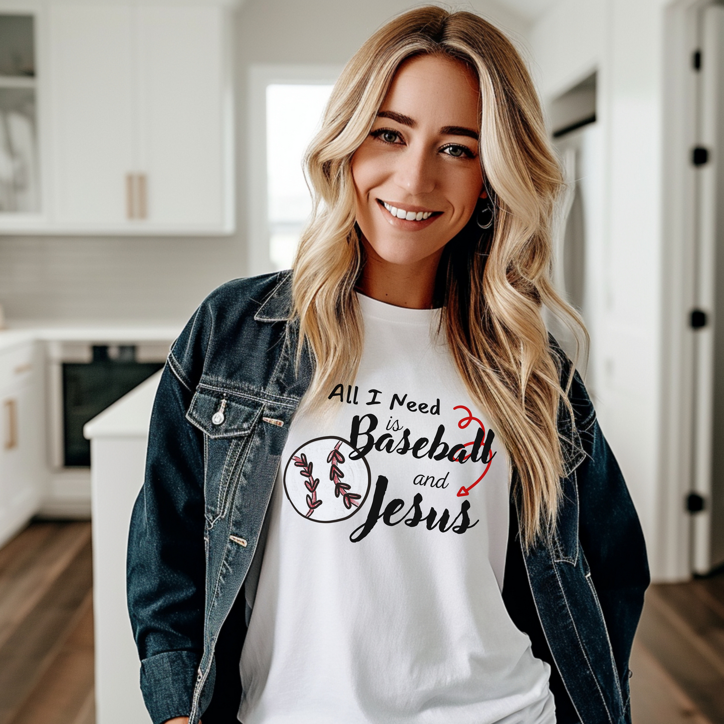 All I Need is Baseball and Jesus T-Shirt – Game Day Christian Style