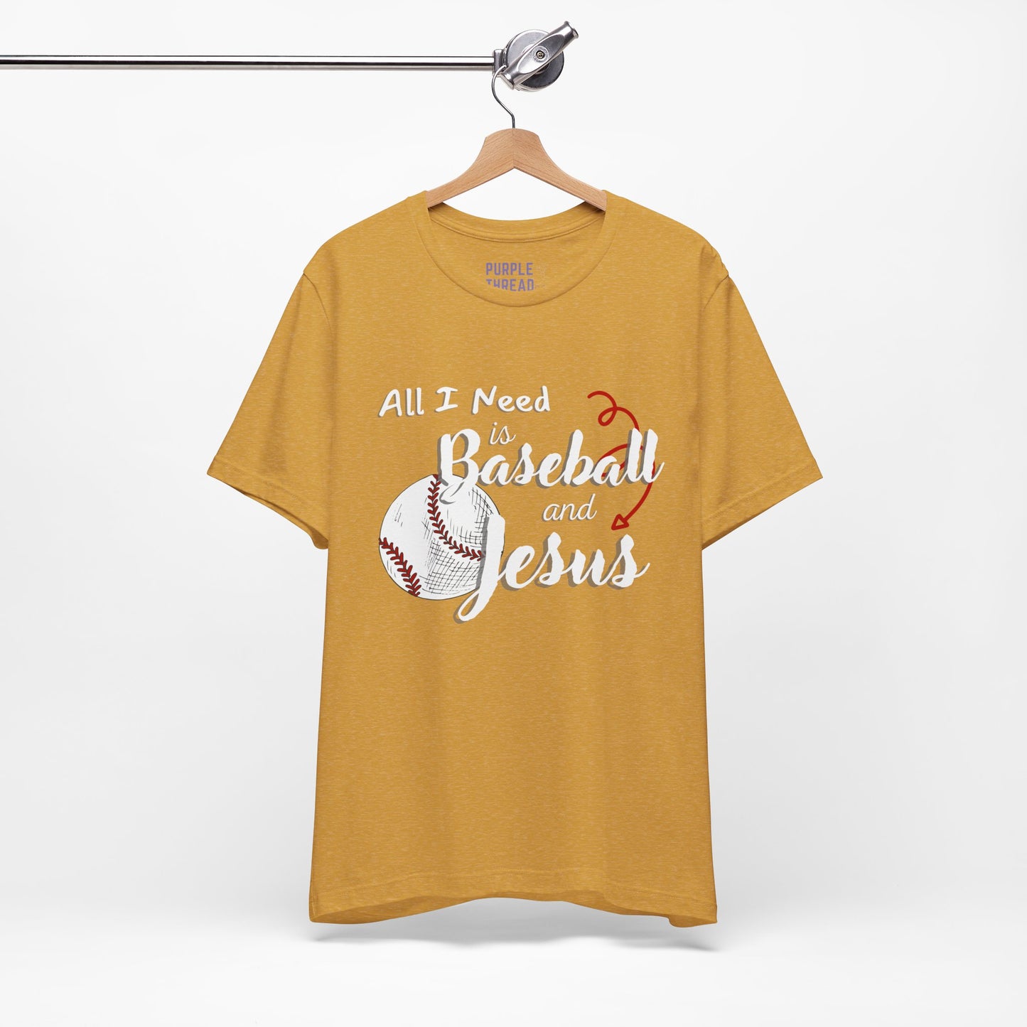 All I Need is Baseball and Jesus T-Shirt – Game Day Christian Style